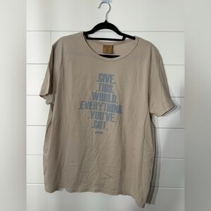good hYOUman Tan Graphic Tee
